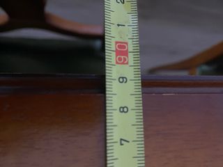 Mesa comedor y 6 sillas madera y terciopelo