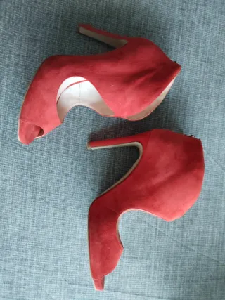 Zapatos tacón Minelli rojos