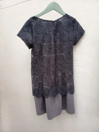 Vestido fiesta de encaje para niña de 9-10años