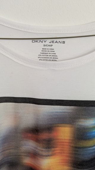 Camiseta DKNY Jeans Blanca Talla S