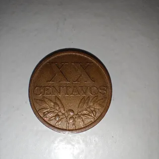 20 Centavos Repubblica portoghese 1965