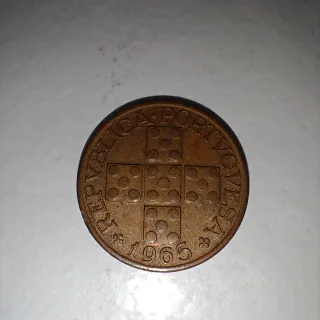 20 Centavos Repubblica portoghese 1965