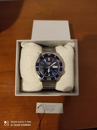 Reloj Seiko Automático Azul Marino