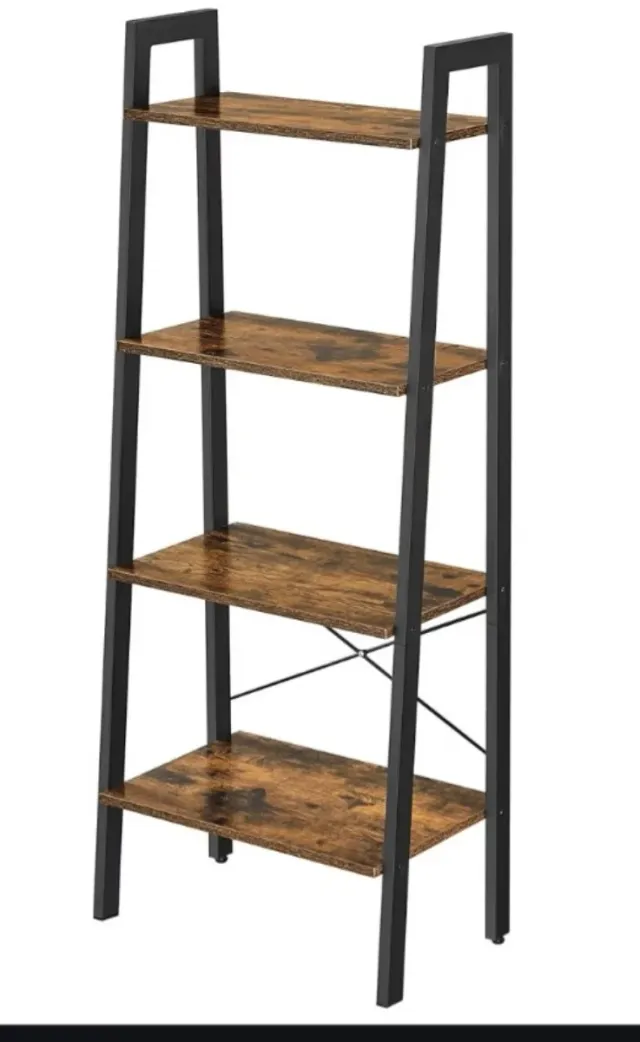 Estantería Industrial Marrón y Negra