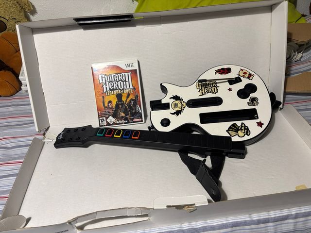 Chitarra Hero III Legends Rock Wii (Chitarra rotta)