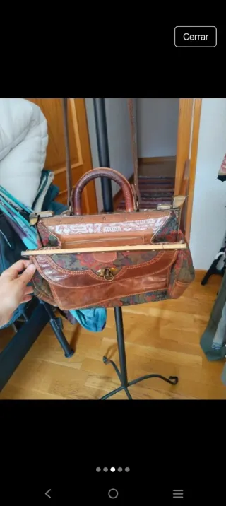 Bolso Vintage Piel El Corte Inglés