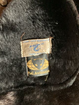 Abrigo de piel marrón caballero T48-50