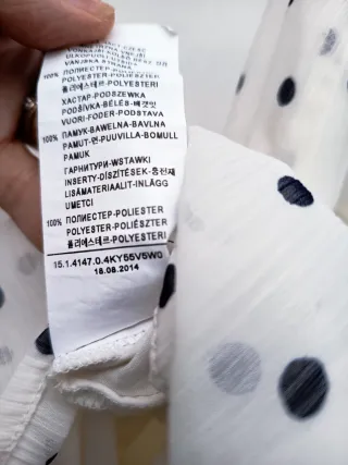 Vestido niña lunares volantes 10-12 años