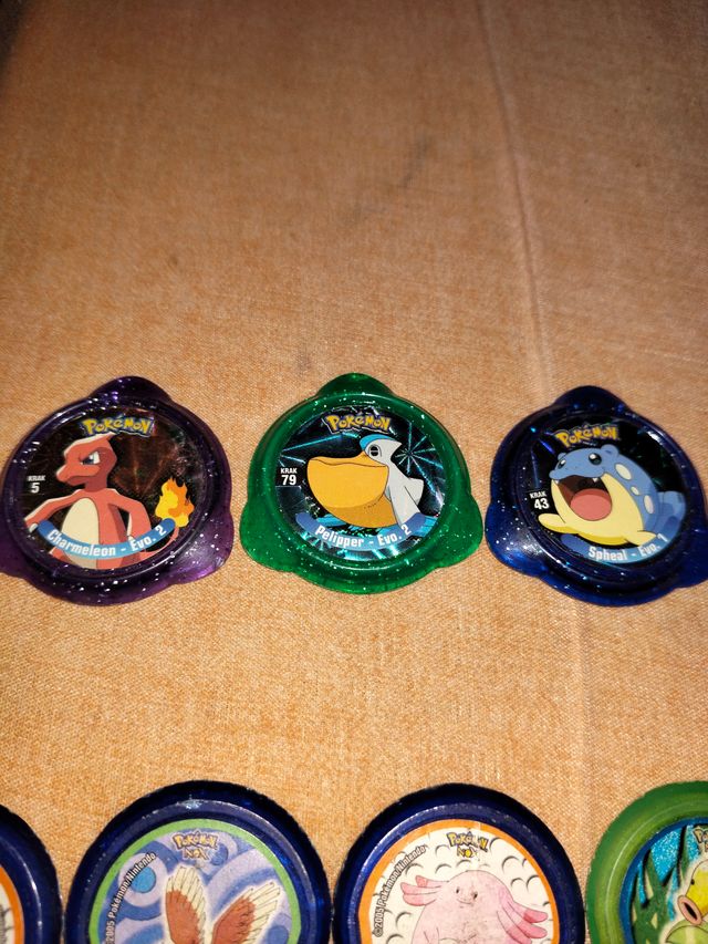Tazos Pokémon chaps Antiguos Colección