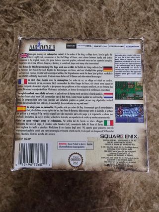 Final fantasy IV game boy advance españy