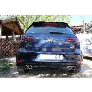 Aleron trasero para VW Golf 7 y 7.5 Look GTI Negro