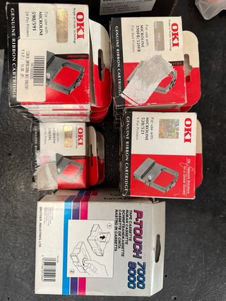 Cintas de tinta OKI para impresoras matriciales