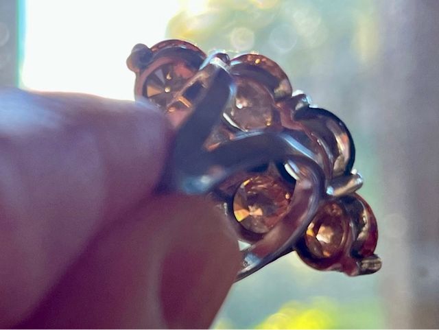 Anello in argento e topazio