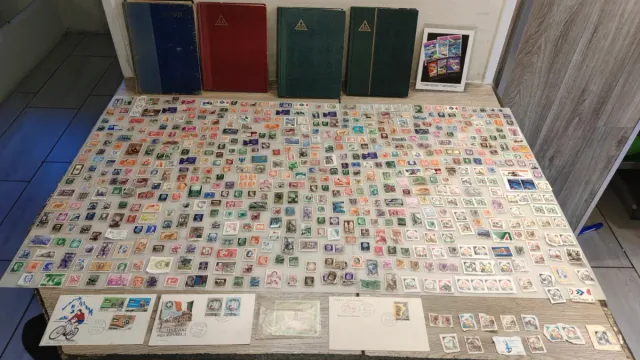 Lotto " 1600 francobolli originali circolati"