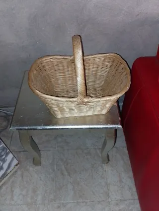 Cestino vintage in vimini