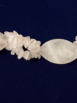 Collana Quarzo Rosa con Pendente