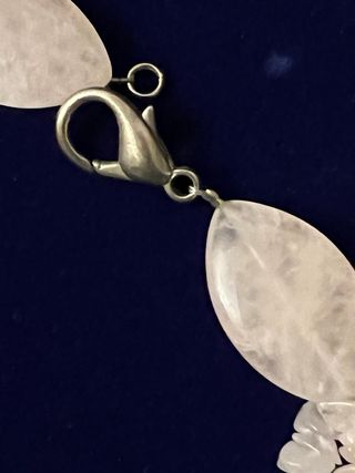 Collana Quarzo Rosa con Pendente