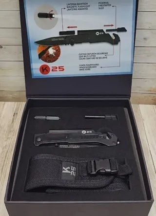 OFERTA: K25 TÁCTICA CON LINTERNA Y PEDERNAL 