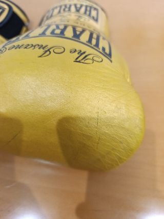 Guantes Boxeo Charlie Gel 14 oz Dorados