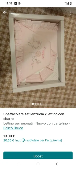 Set lenzuola cotone x lettino con sbarre