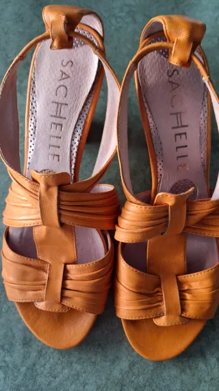 Sandalias SACHELLE mujer naranja T.38