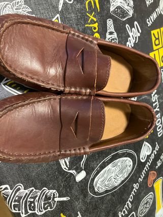 Mocasines de vestir marrones