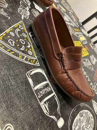 Mocasines de vestir marrones