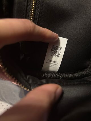 Borsa Miu Miu nera