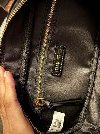 Borsa Miu Miu nera