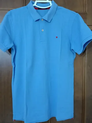 Polo Purificación García Hombre Azul