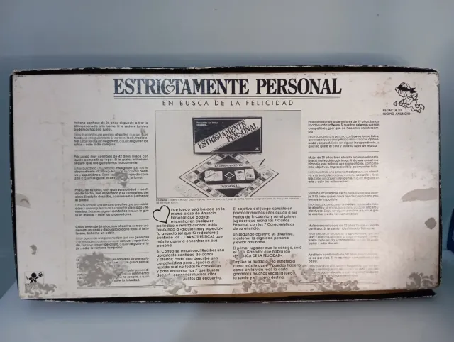 Juego de mesa Estrictamente Personal