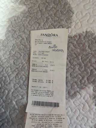 Anillo Pandora Corazones Plata
