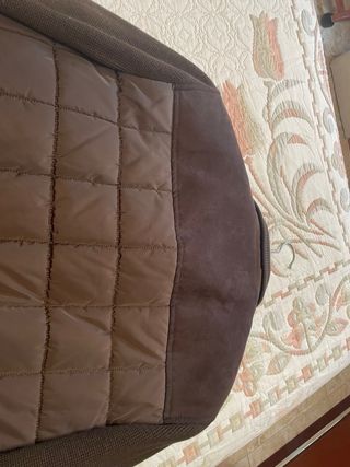 Chaqueta acolchada hombre marrón