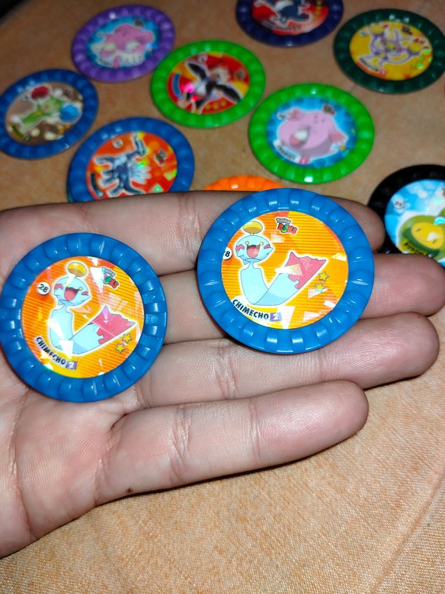 15 Tazos Pokémon chaps