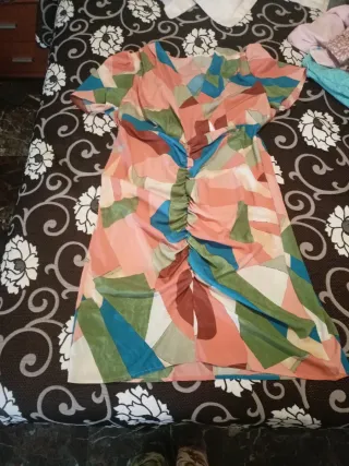 Vestido estampado mujer 