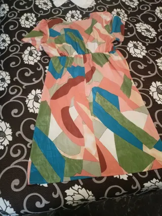 Vestido estampado mujer 