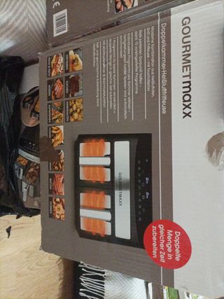 GOURMETmaxx Freidora Doble Cámara