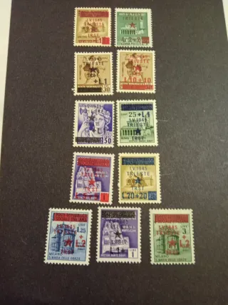 Serie completa occupazione Trieste 1945