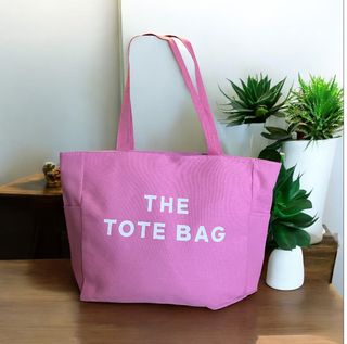Bolsa de tela grande rosa. Nueva a estrenar