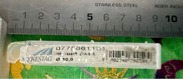 Broca de desgaste HM 10mm