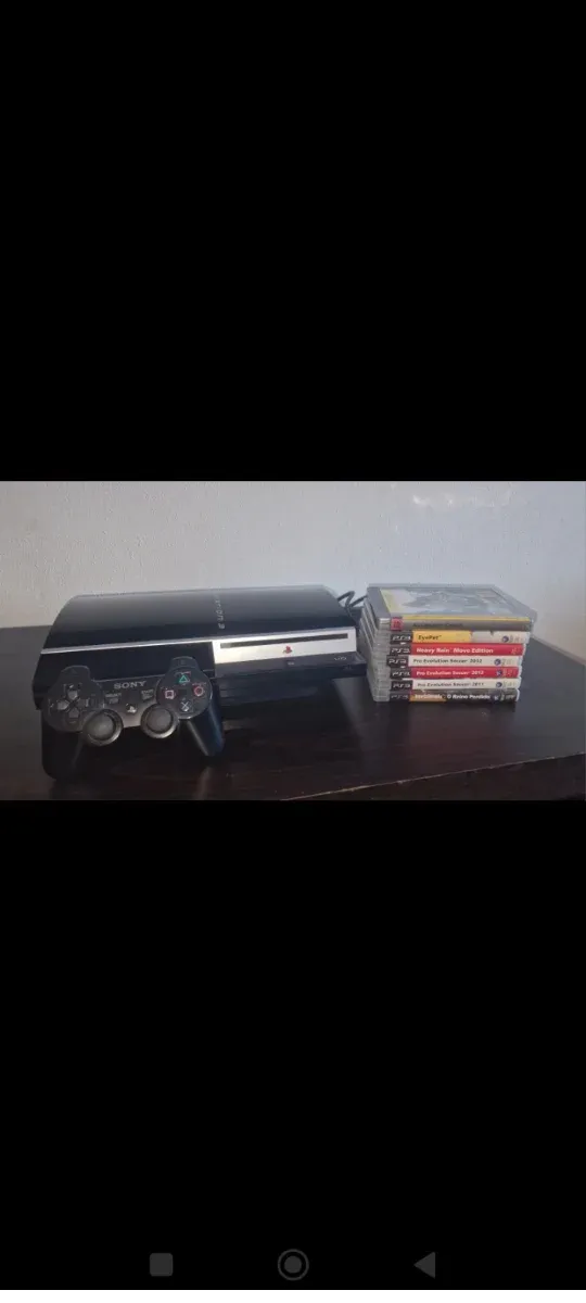 PlayStation 3 Sony Preto + Jogos