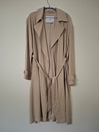 Gabardina Mango Beige Talla M