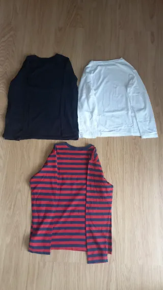 Conjunto 3 camisolas manga comprida