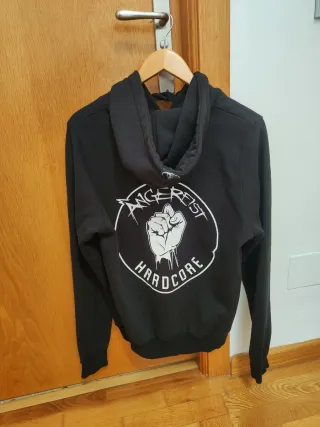 Sudadera Negra Angerfist Master of Hardcore