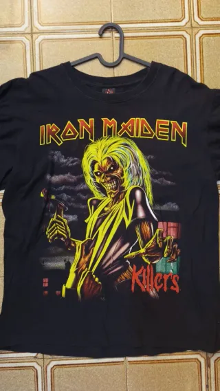 Camiseta Iron Maiden Killers Negra