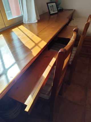 Conjunto juvenil madera pino