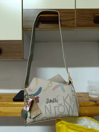 Bolso Anekke Beige Multicolor
