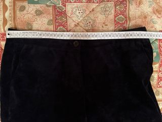 Pantaloni  neri donna in velluto tg.42
