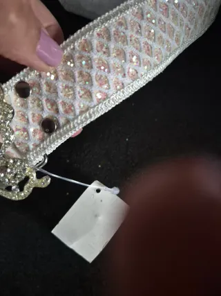 Cinturón Mujer Mariposa Brillante Plata