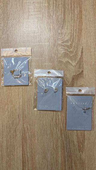 Set de Joyería Skyline: Anillo, Pendientes y Colga